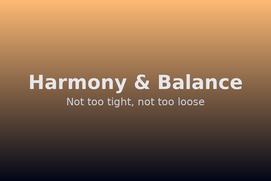 Harmony and balance within